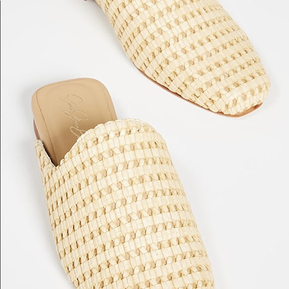 Kaanas x Jessie James Decker Mustique Mules Women size 9 Tan Low Heel Sandal - Picture 4 of 10